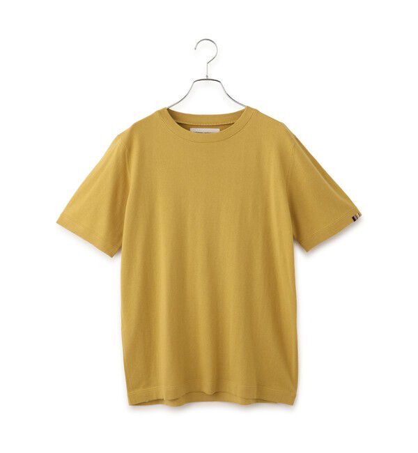 SALON adam et rope'「【J'aDoRe・店舗限定】【extreme cashmere（エクストリーム・カシミア）】james ニットTシャツ」|Tシャツ・カットソー|カラシ系(87)