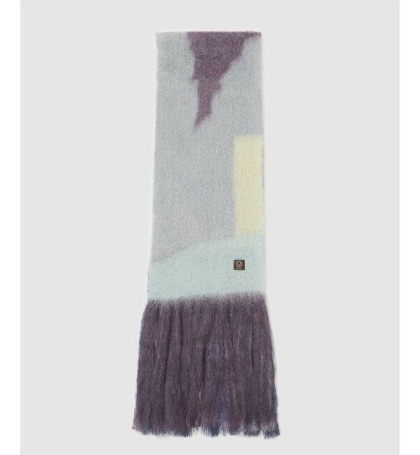 ROPE「【MANTAS EZCARAY(マンタス エスカライ)】 VIEWS MOHAIR STOLE (REF. NIGHT 1-B)」|ストール|ネイビー系(41)