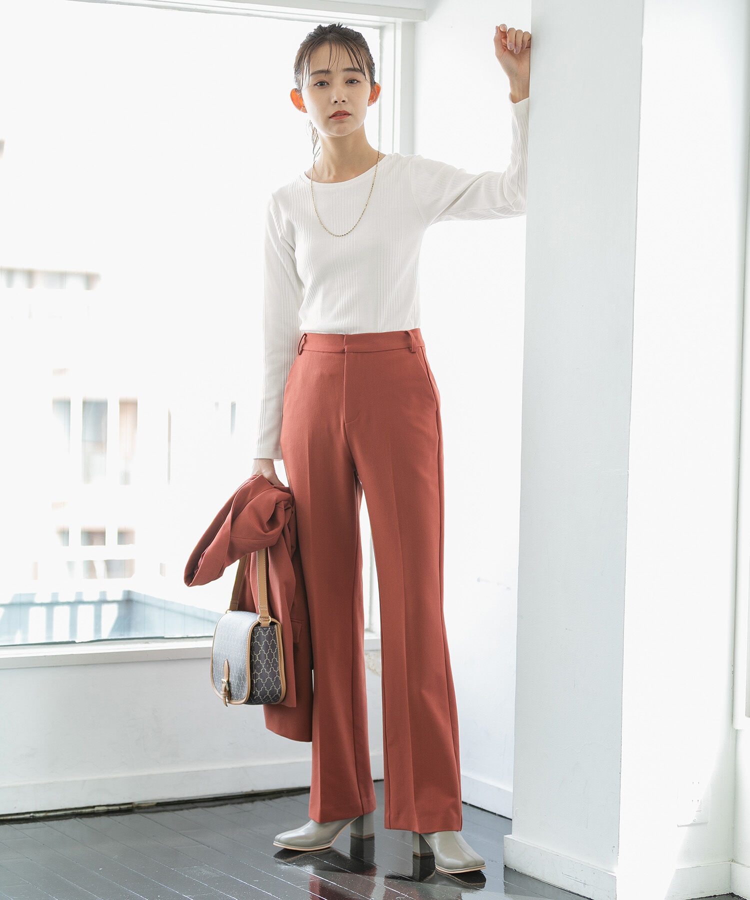 VIS「着回し力抜群のランダムテレコプルオーバー」|Tシャツ・カットソー|