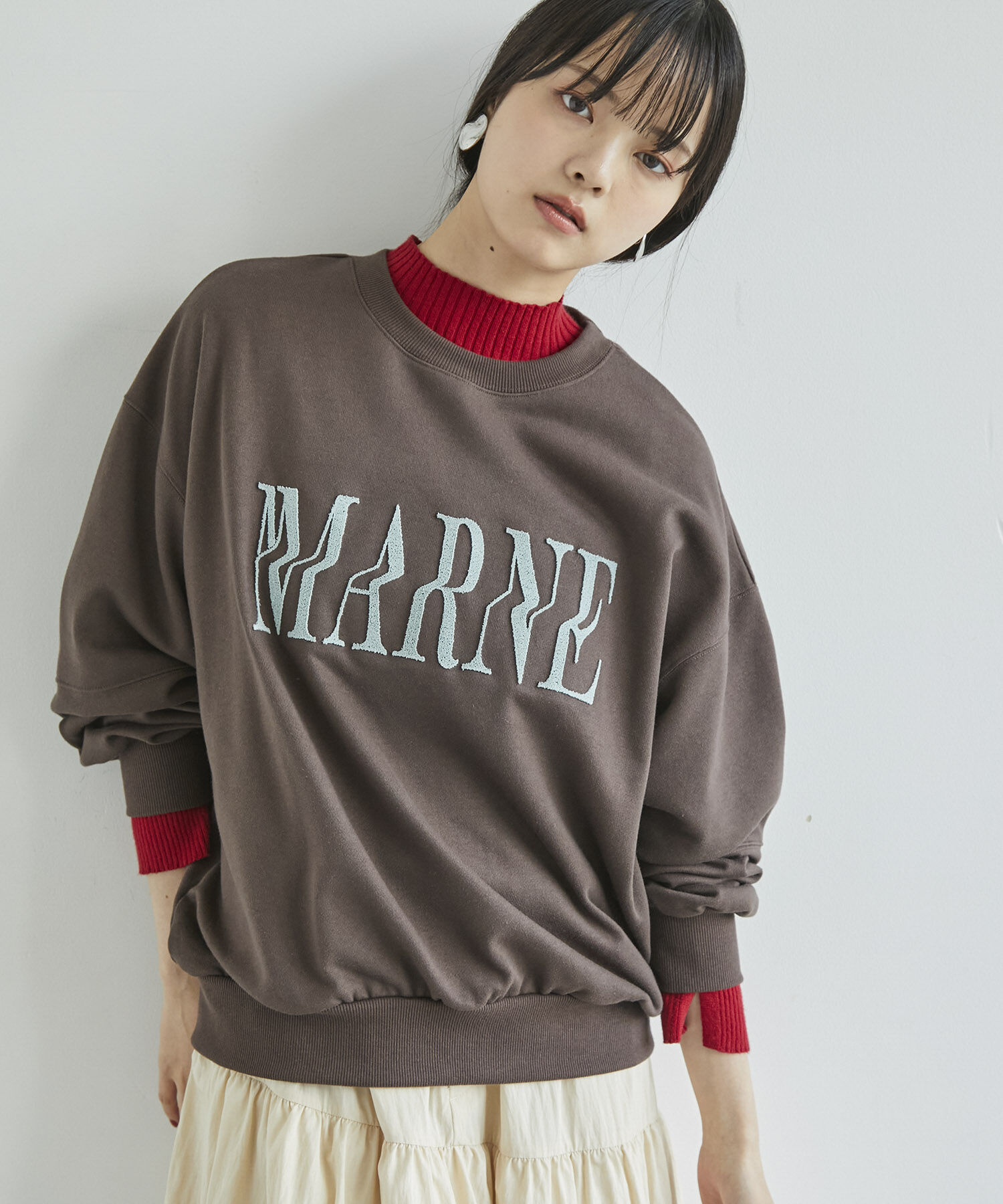 VIS「【新色追加】【選べる4色】裏毛スウェットプルオーバー」|スウェット・ジャージ|