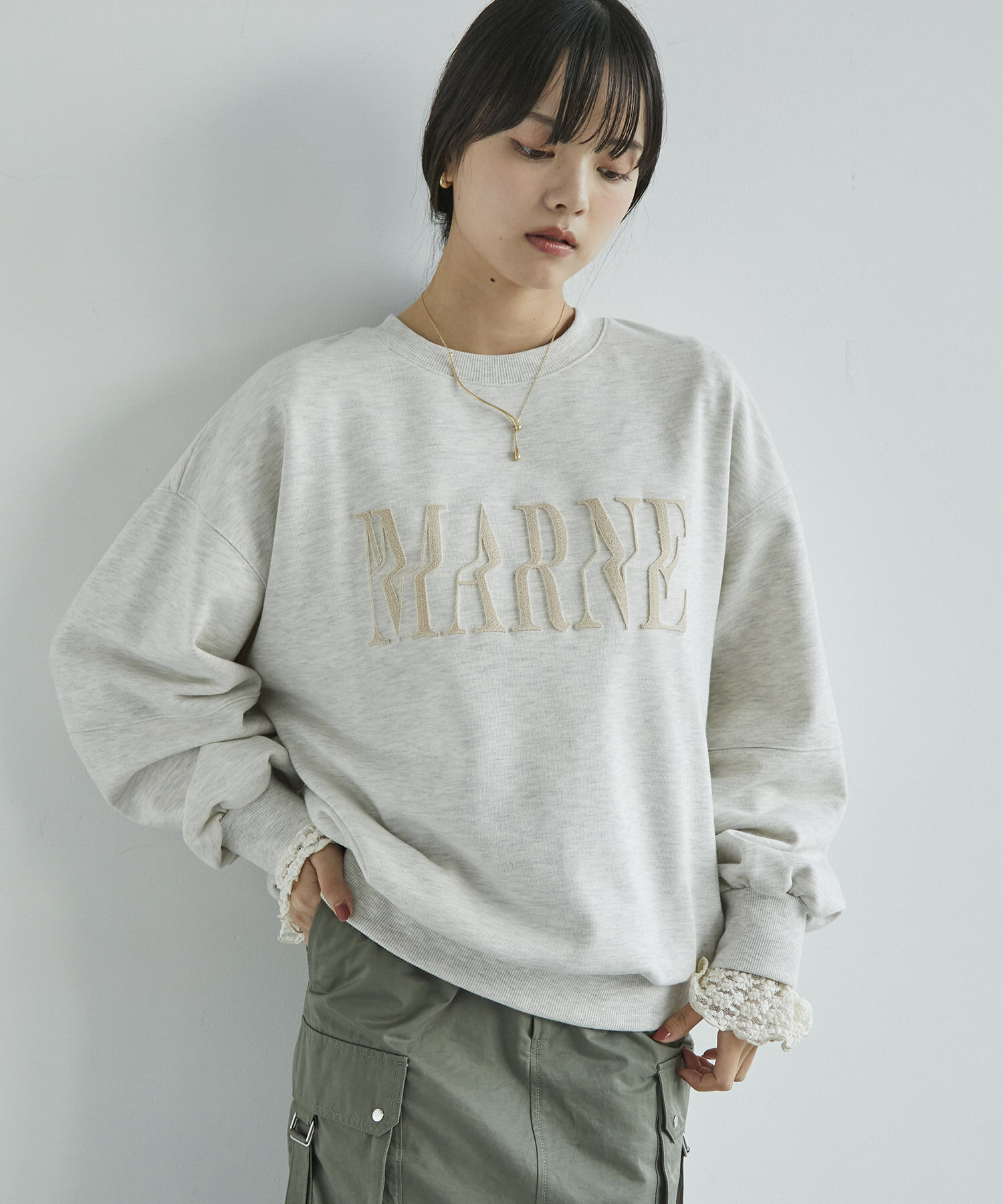 VIS「【新色追加】【選べる4色】裏毛スウェットプルオーバー」|スウェット・ジャージ|