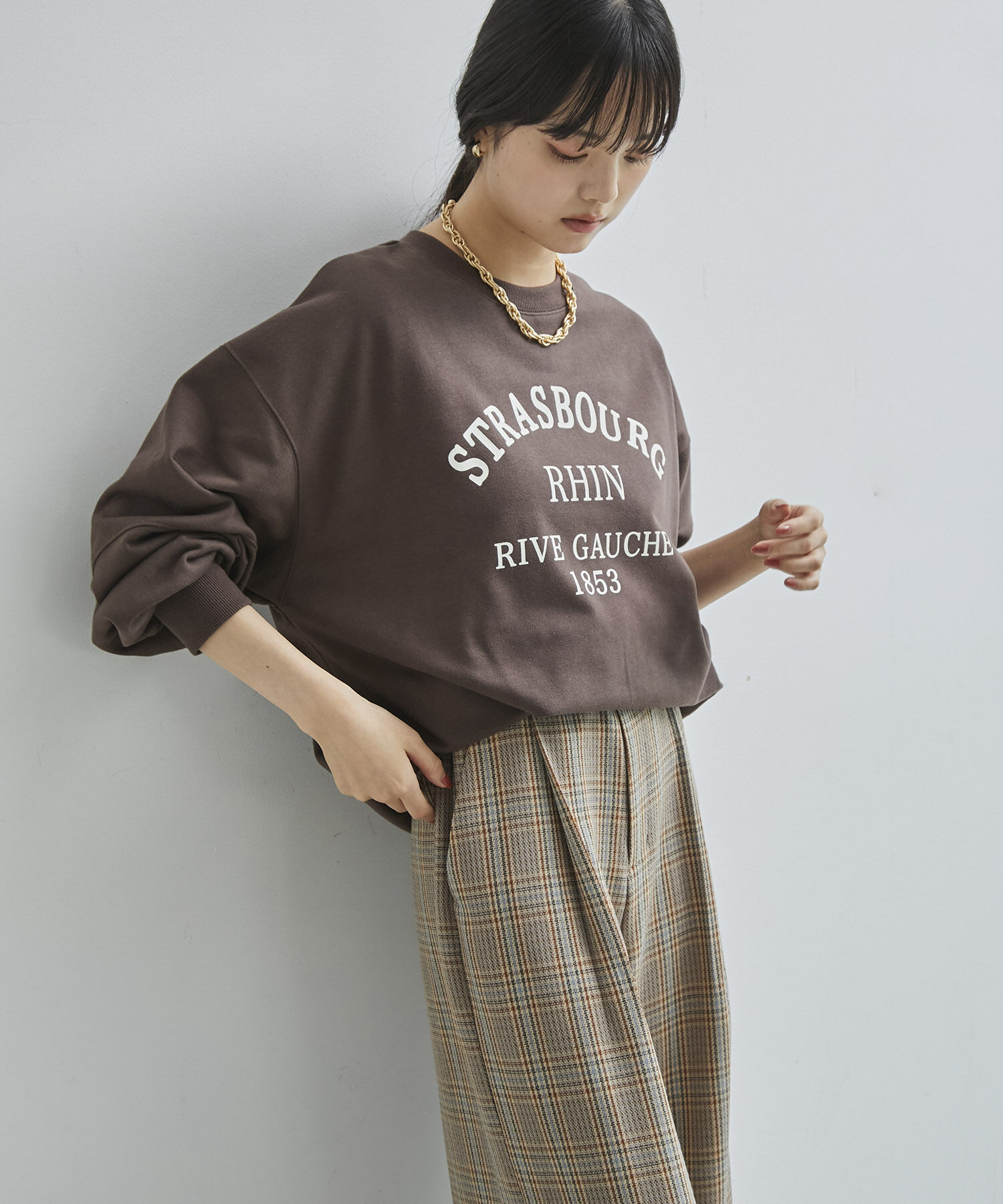 VIS「【新色追加】【選べる4色】裏毛スウェットプルオーバー」|スウェット・ジャージ|