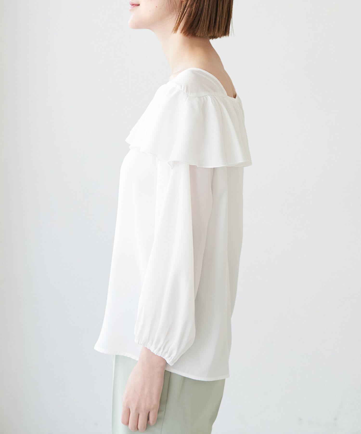 Rope&rsquo;Picnic「ラッフルデザインブラウス」|シャツ・ブラウス|
