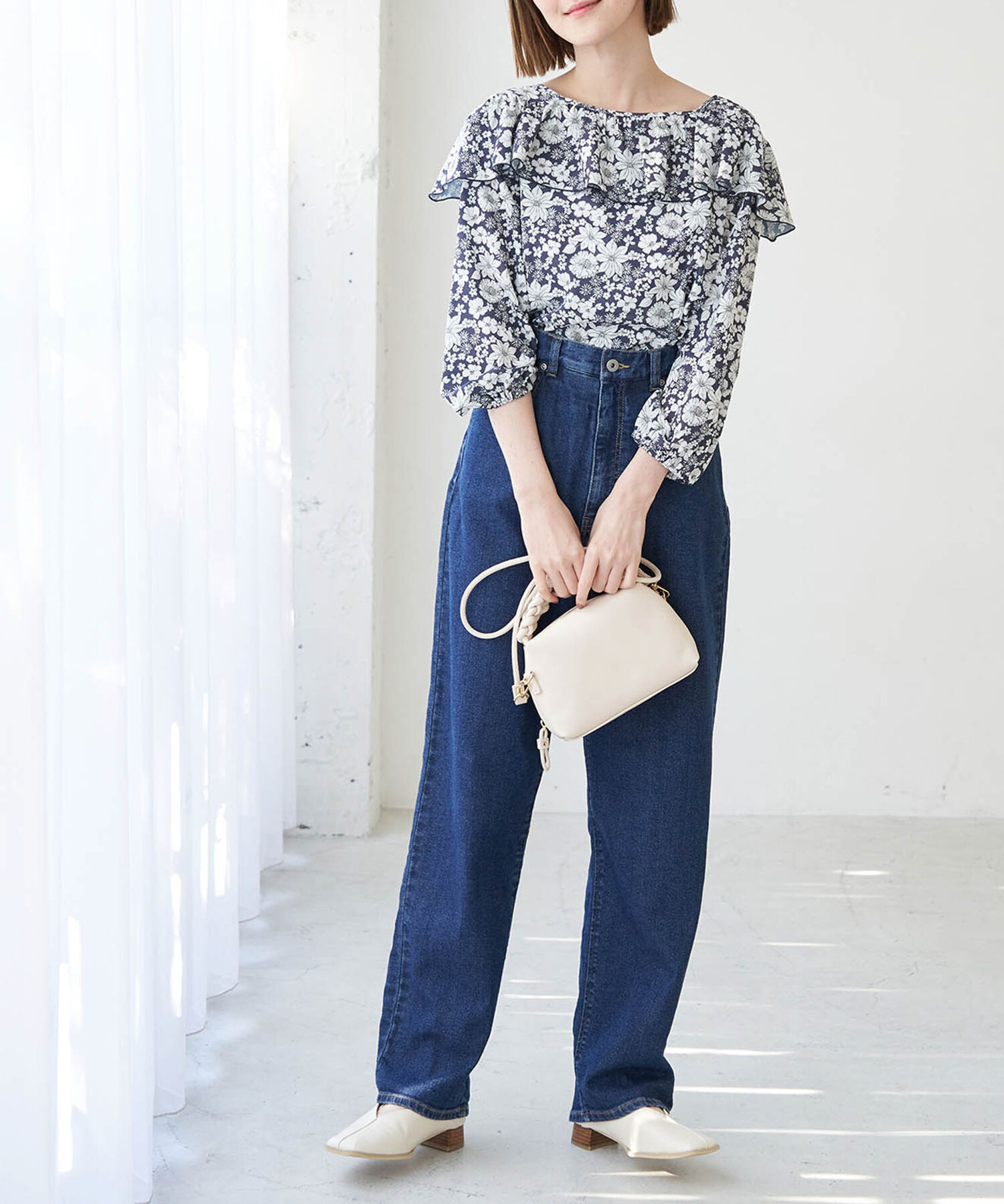 Rope&rsquo;Picnic「ラッフルデザインブラウス」|シャツ・ブラウス|