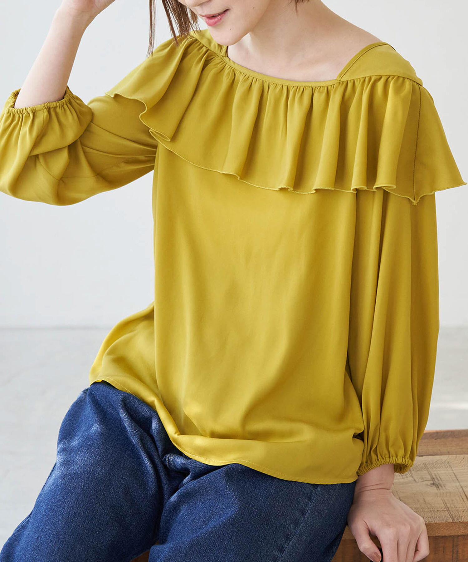 Rope&rsquo;Picnic「ラッフルデザインブラウス」|シャツ・ブラウス|