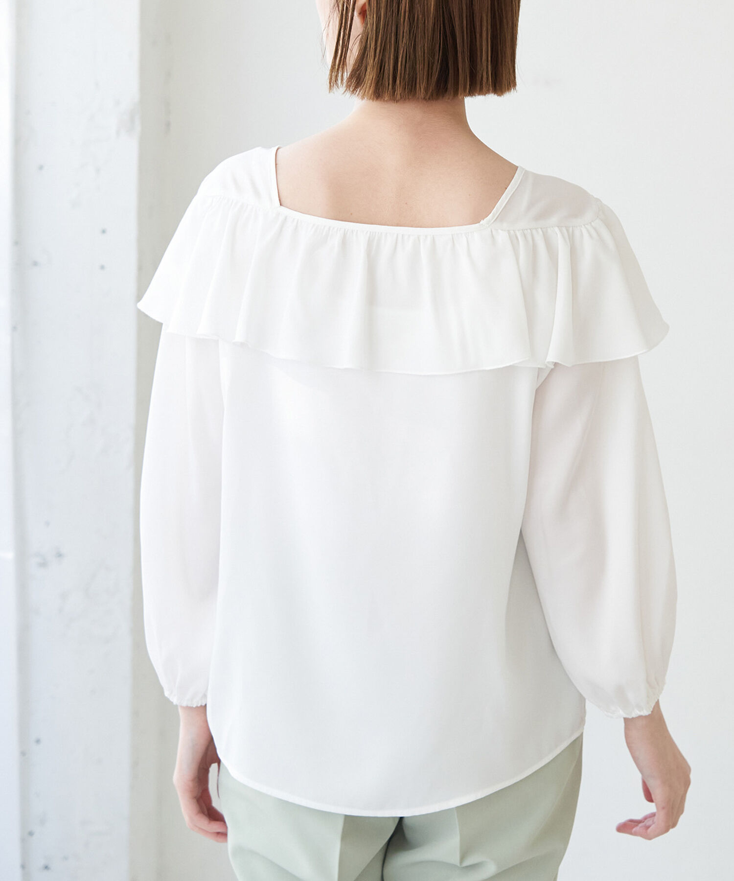 Rope&rsquo;Picnic「ラッフルデザインブラウス」|シャツ・ブラウス|