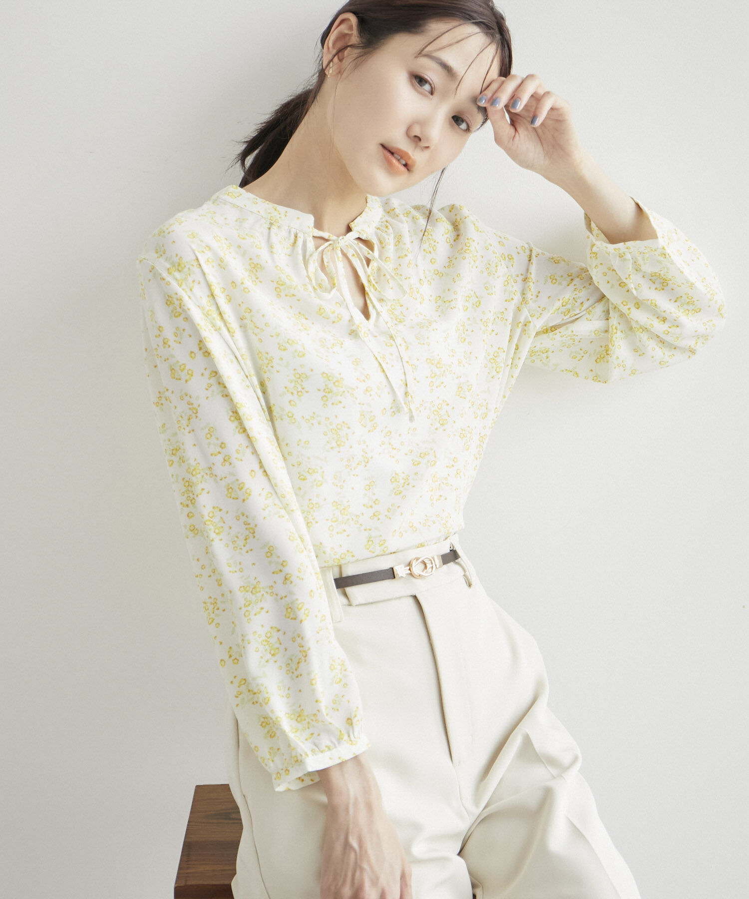 Rope&rsquo;Picnic「2WAY/スタンドブラウス」|シャツ・ブラウス|