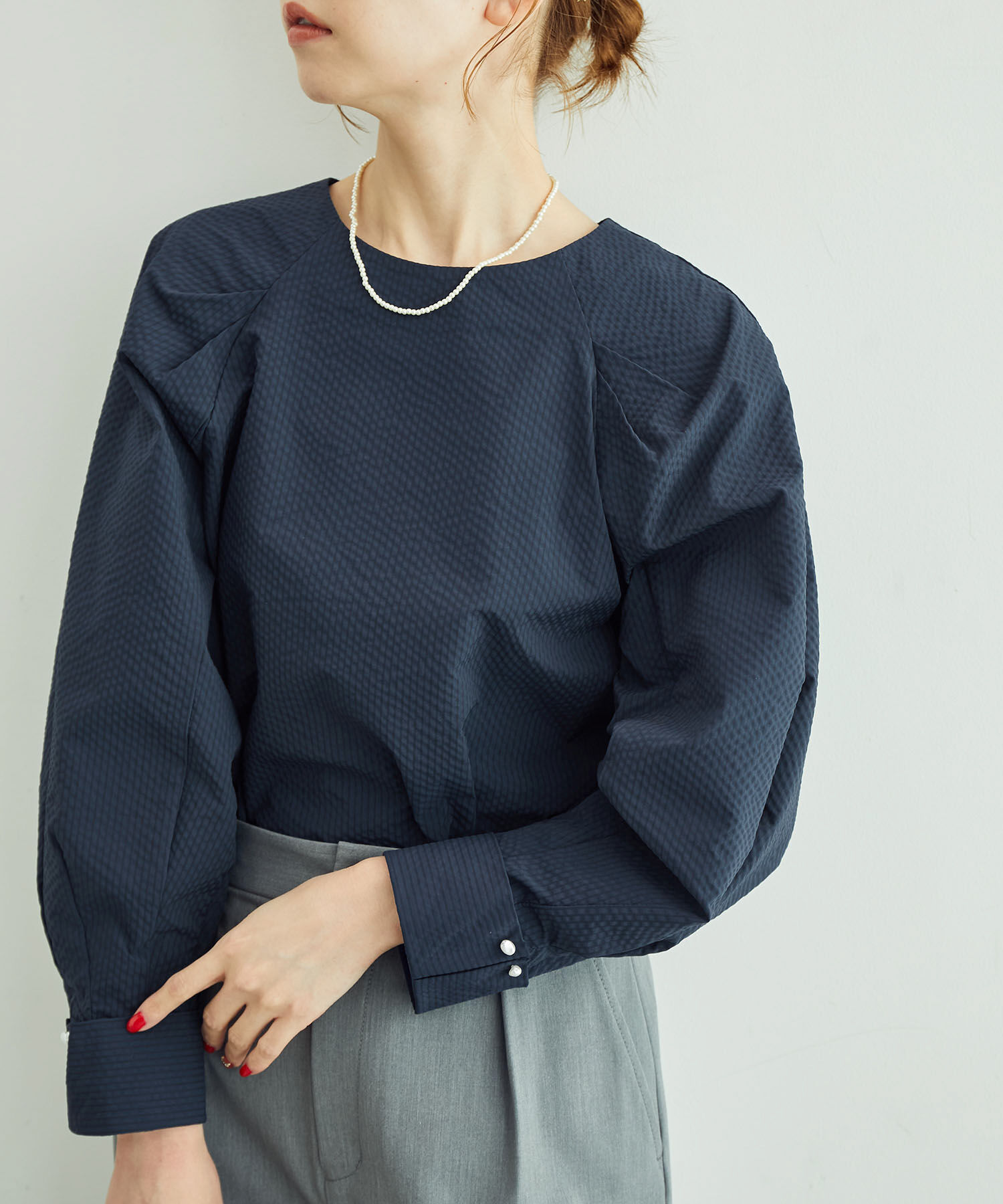 Rope&rsquo;Picnic「サッカーストライププルオーバー」|シャツ・ブラウス|