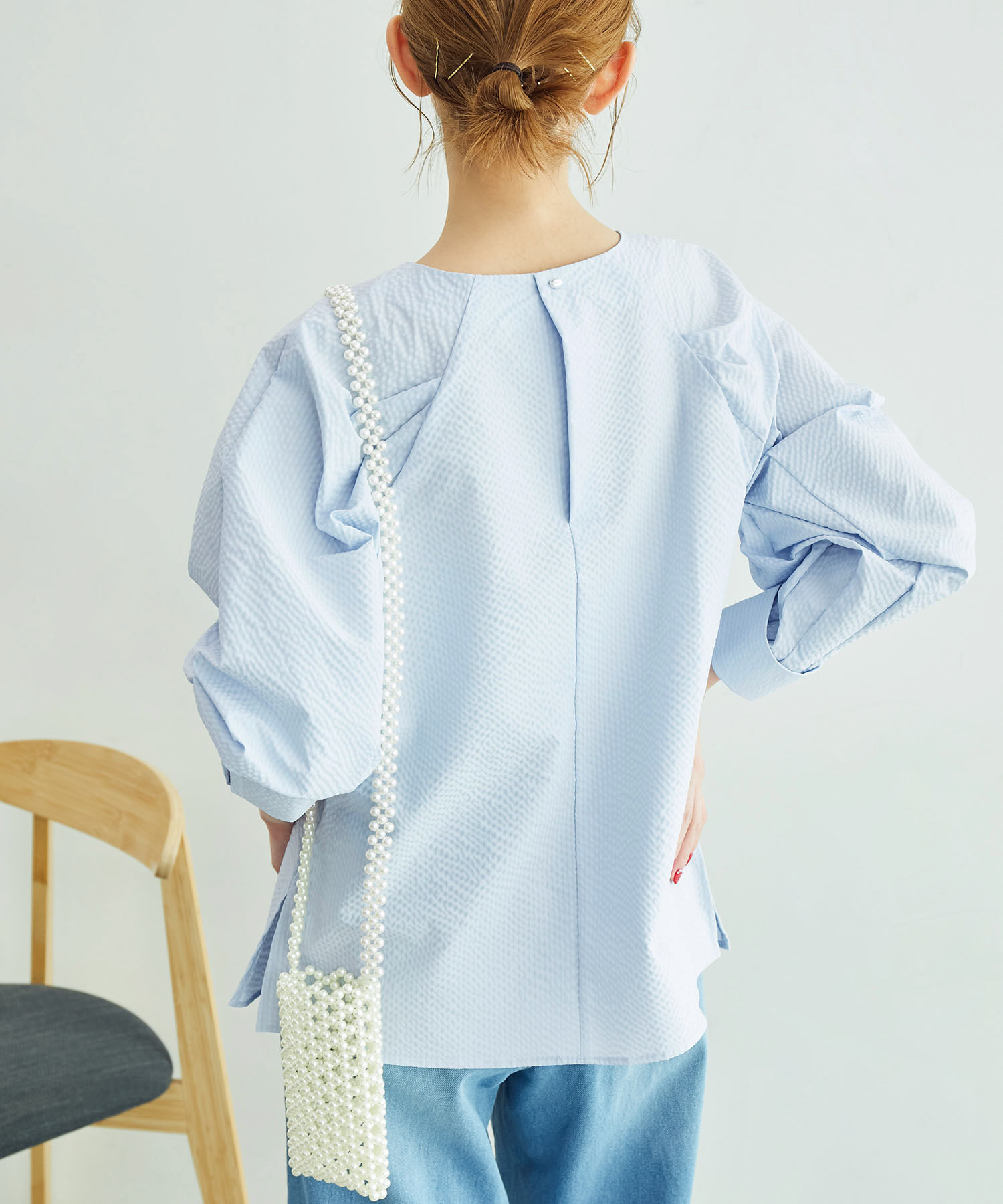 Rope&rsquo;Picnic「サッカーストライププルオーバー」|シャツ・ブラウス|