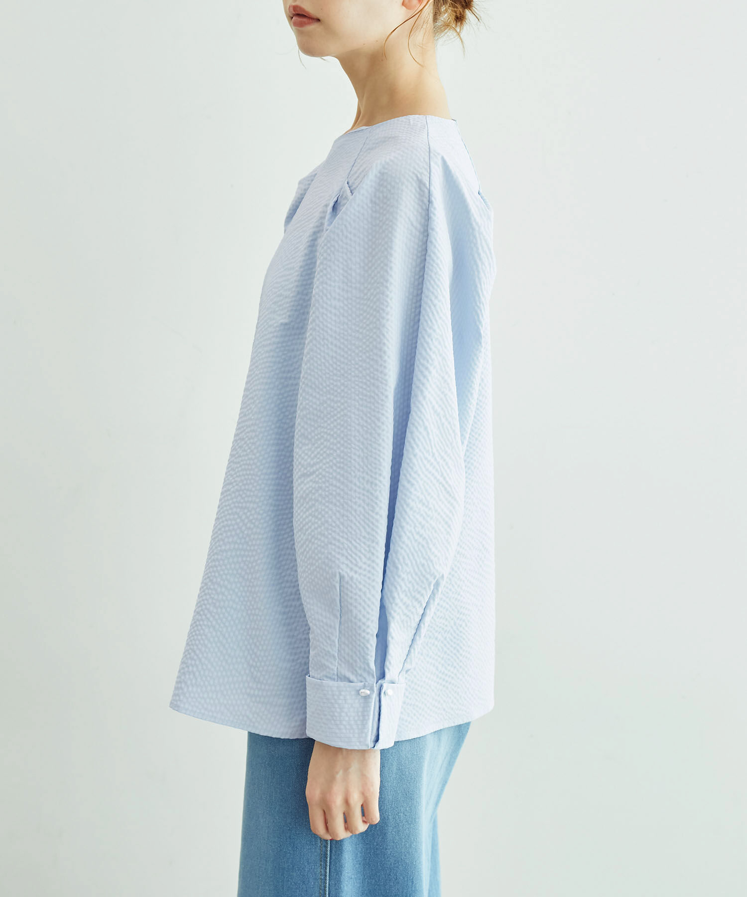 Rope&rsquo;Picnic「サッカーストライププルオーバー」|シャツ・ブラウス|