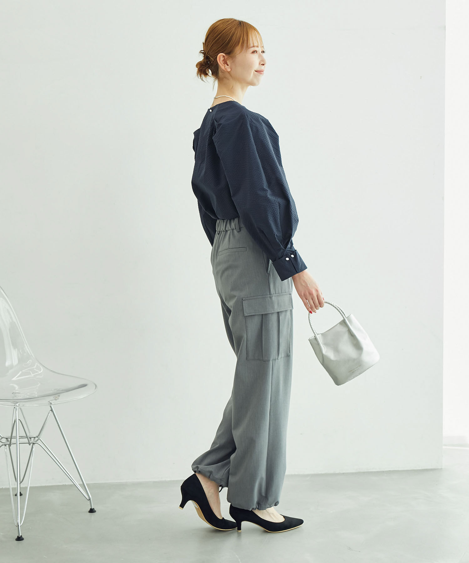 Rope&rsquo;Picnic「サッカーストライププルオーバー」|シャツ・ブラウス|