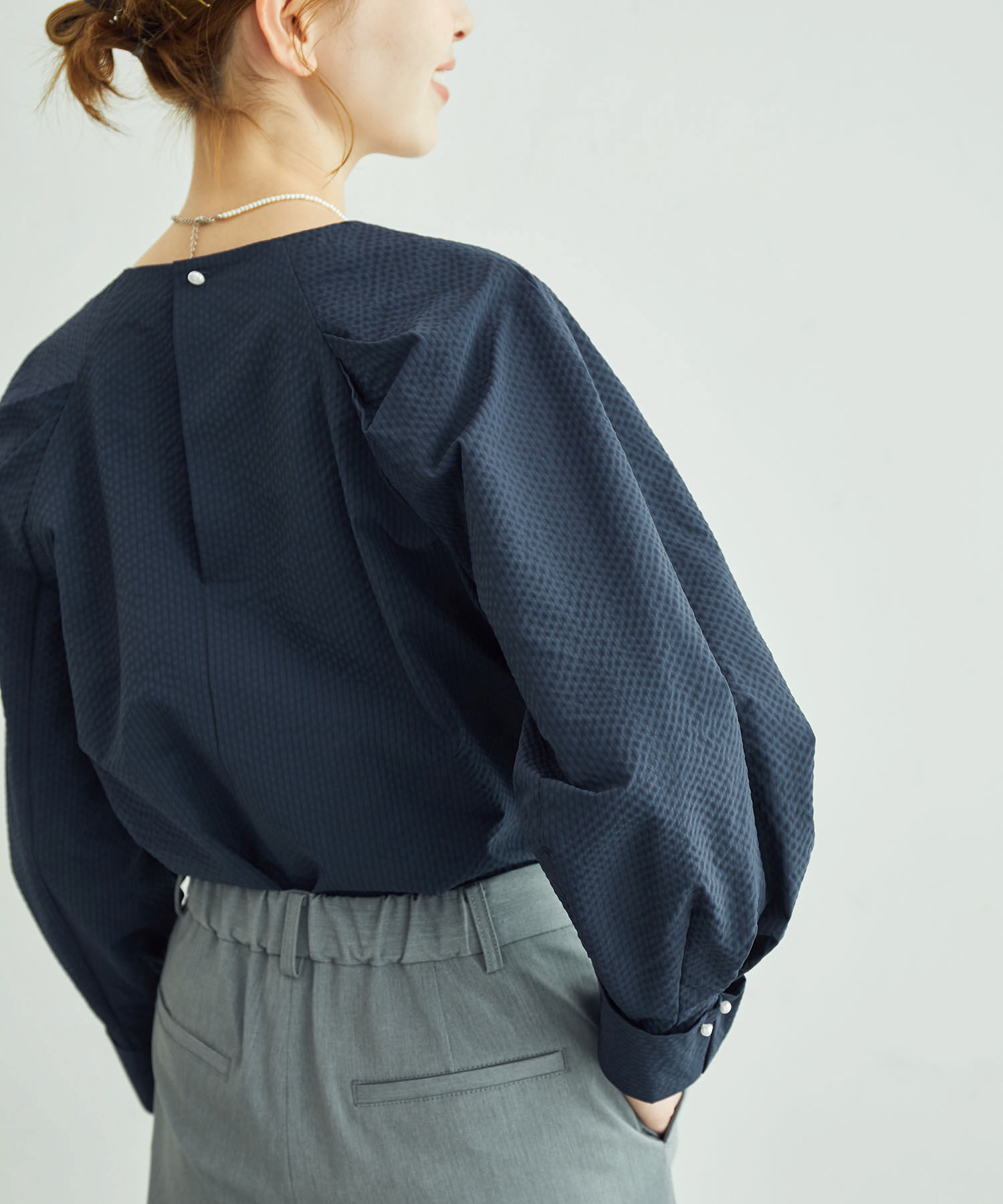 Rope&rsquo;Picnic「サッカーストライププルオーバー」|シャツ・ブラウス|