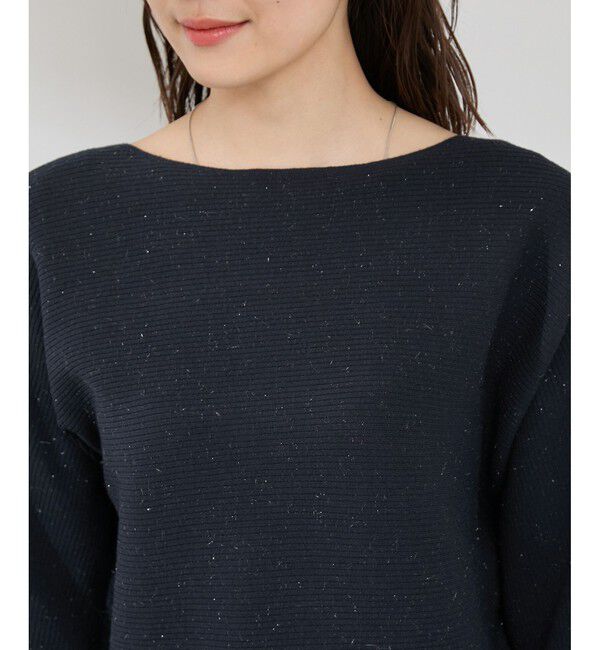 Rope&rsquo;Picnic「アンジェリーナ7分袖パールドルマンニット」|ニット・セーター|