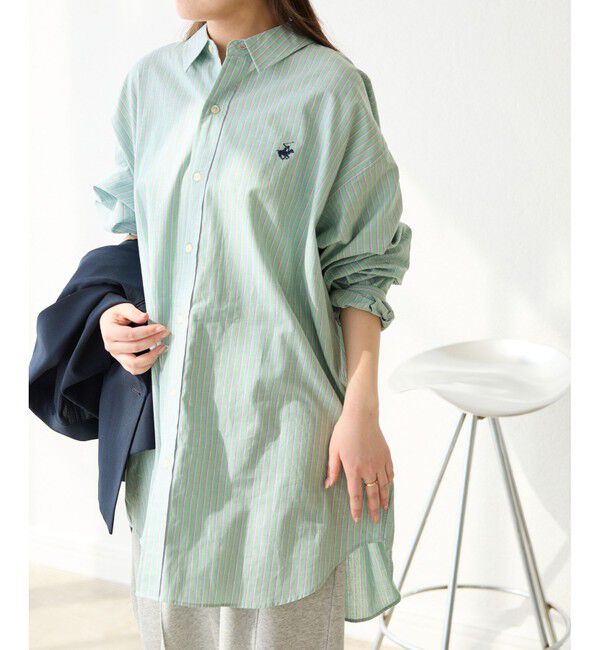 Rope&rsquo;Picnic「【BEVERLY HILLS POLO CLUB/ビバリーヒルズポロクラブ】BIGシャツ」|シャツ・ブラウス|