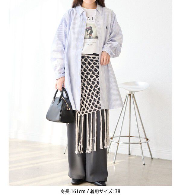 Rope&rsquo;Picnic「【BEVERLY HILLS POLO CLUB/ビバリーヒルズポロクラブ】BIGシャツ」|シャツ・ブラウス|