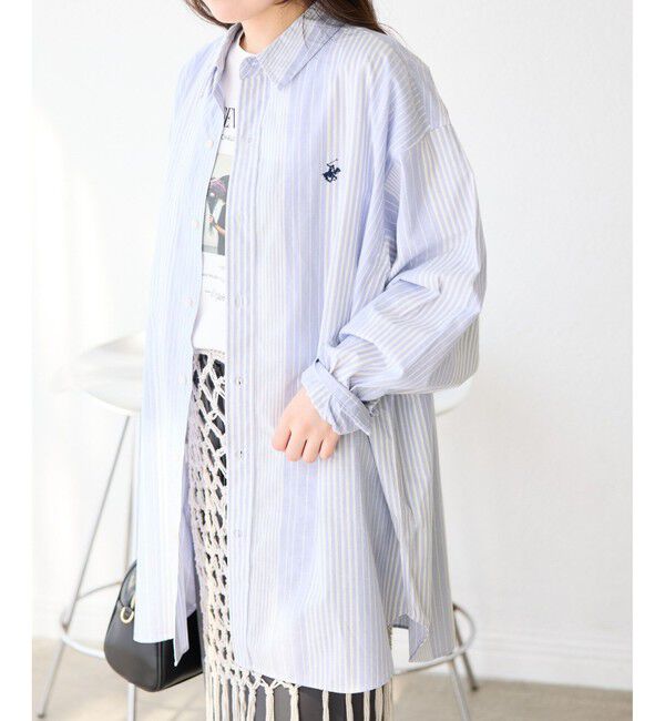 Rope&rsquo;Picnic「【BEVERLY HILLS POLO CLUB/ビバリーヒルズポロクラブ】BIGシャツ」|シャツ・ブラウス|ブルーサブ