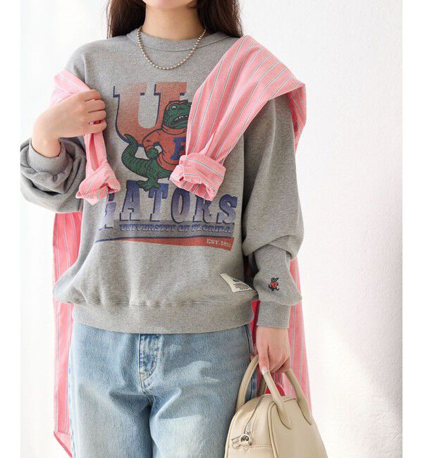 Rope&rsquo;Picnic「【DISCUS ATHLETIC/ディスカスアスレチック】カレッジスウェット」|スウェット・ジャージ|グレー