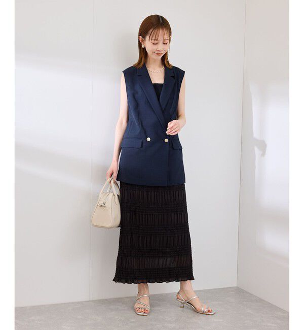 Rope&rsquo;Picnic「フリルギャザーロングスカート」|スカート|