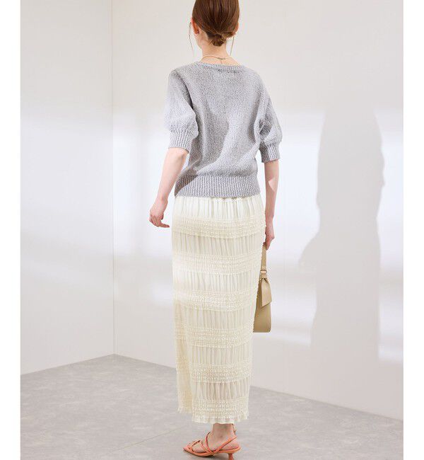 Rope&rsquo;Picnic「フリルギャザーロングスカート」|スカート|