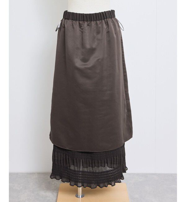 Rope&rsquo;Picnic「フリルギャザーロングスカート」|スカート|