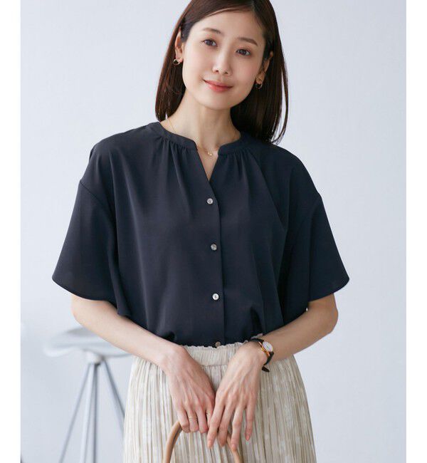 Rope&rsquo;Picnic「フレンチスキッパーブラウス」|シャツ・ブラウス|