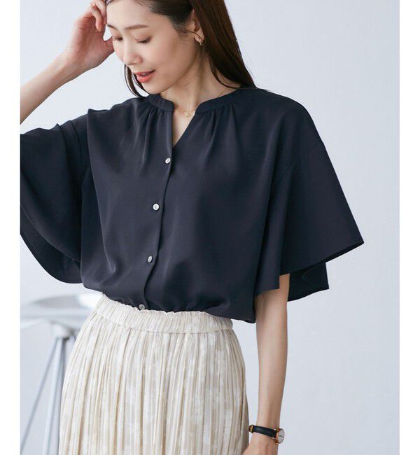 Rope&rsquo;Picnic「フレンチスキッパーブラウス」|シャツ・ブラウス|