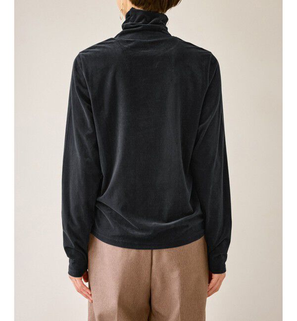 Rope&rsquo;Picnic「シアートリコットベロアタートルトップス」|Tシャツ・カットソー|