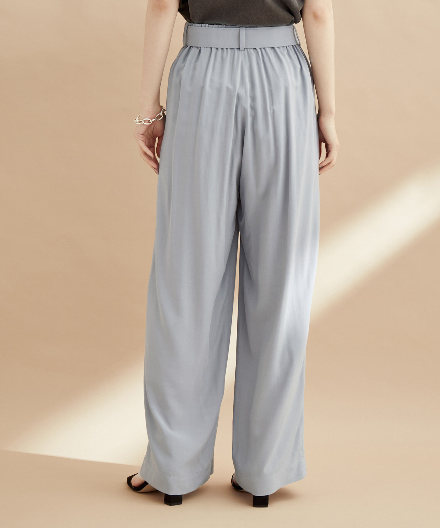 ADAM ET ROPE'「【セットアップ対応】イージーレーヨン2タックパンツ」|その他|