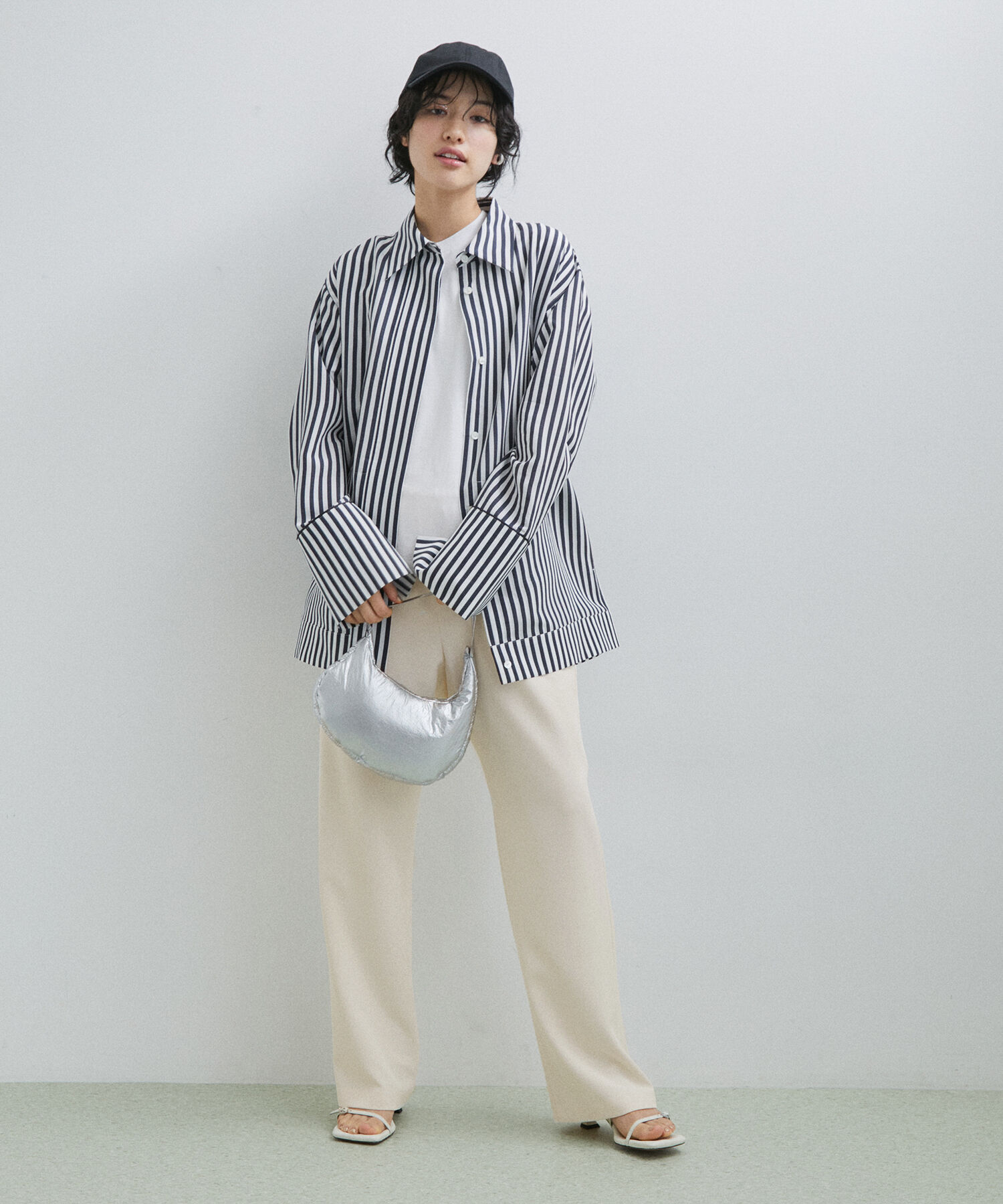 ADAM ET ROPE'「セミフレアイージーパンツ」|その他|