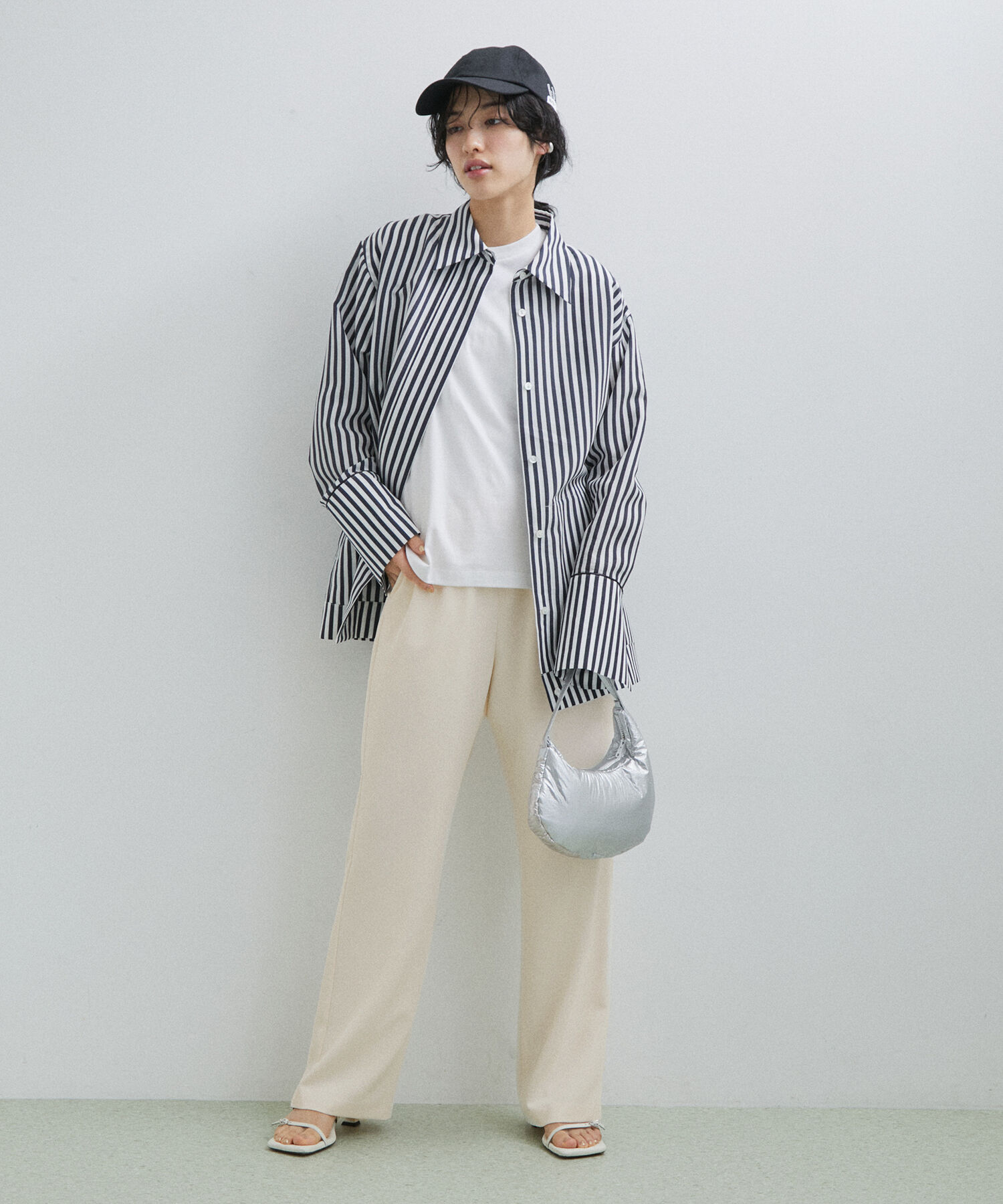 ADAM ET ROPE'「セミフレアイージーパンツ」|その他|