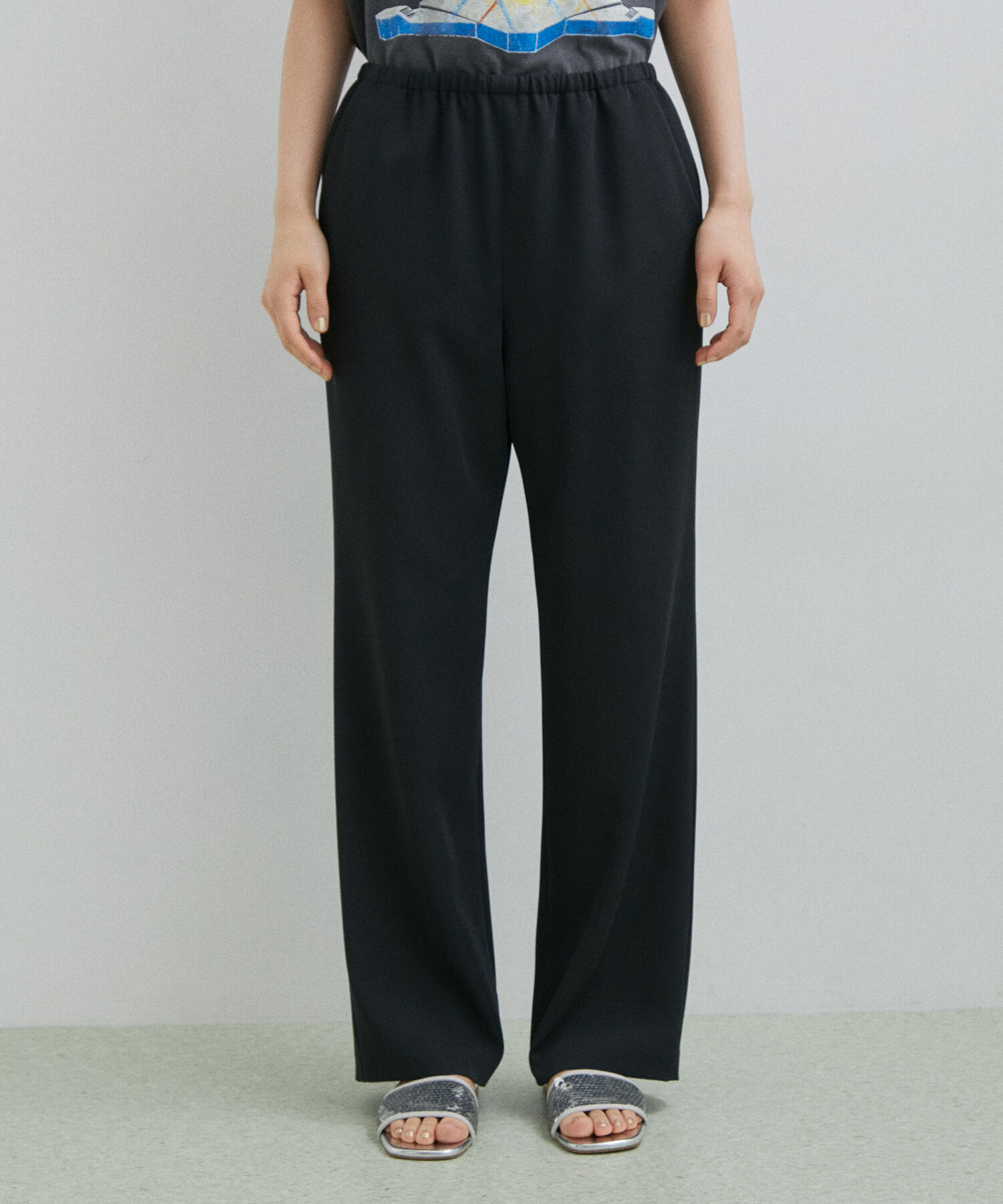 ADAM ET ROPE'「セミフレアイージーパンツ」|その他|