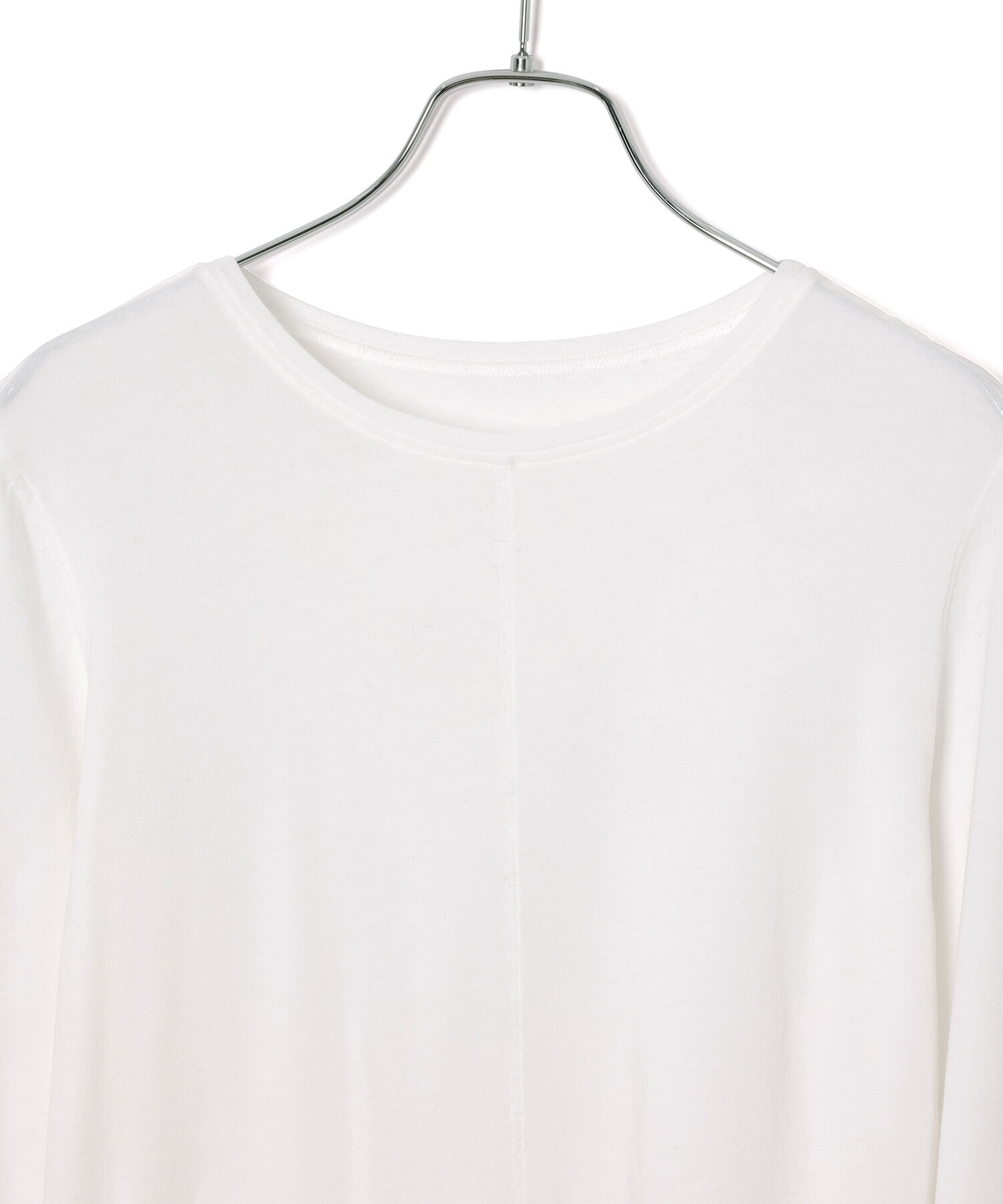 ADAM ET ROPE'「【サステナブル】エアリーシアーカフスカットソー」|Tシャツ・カットソー|