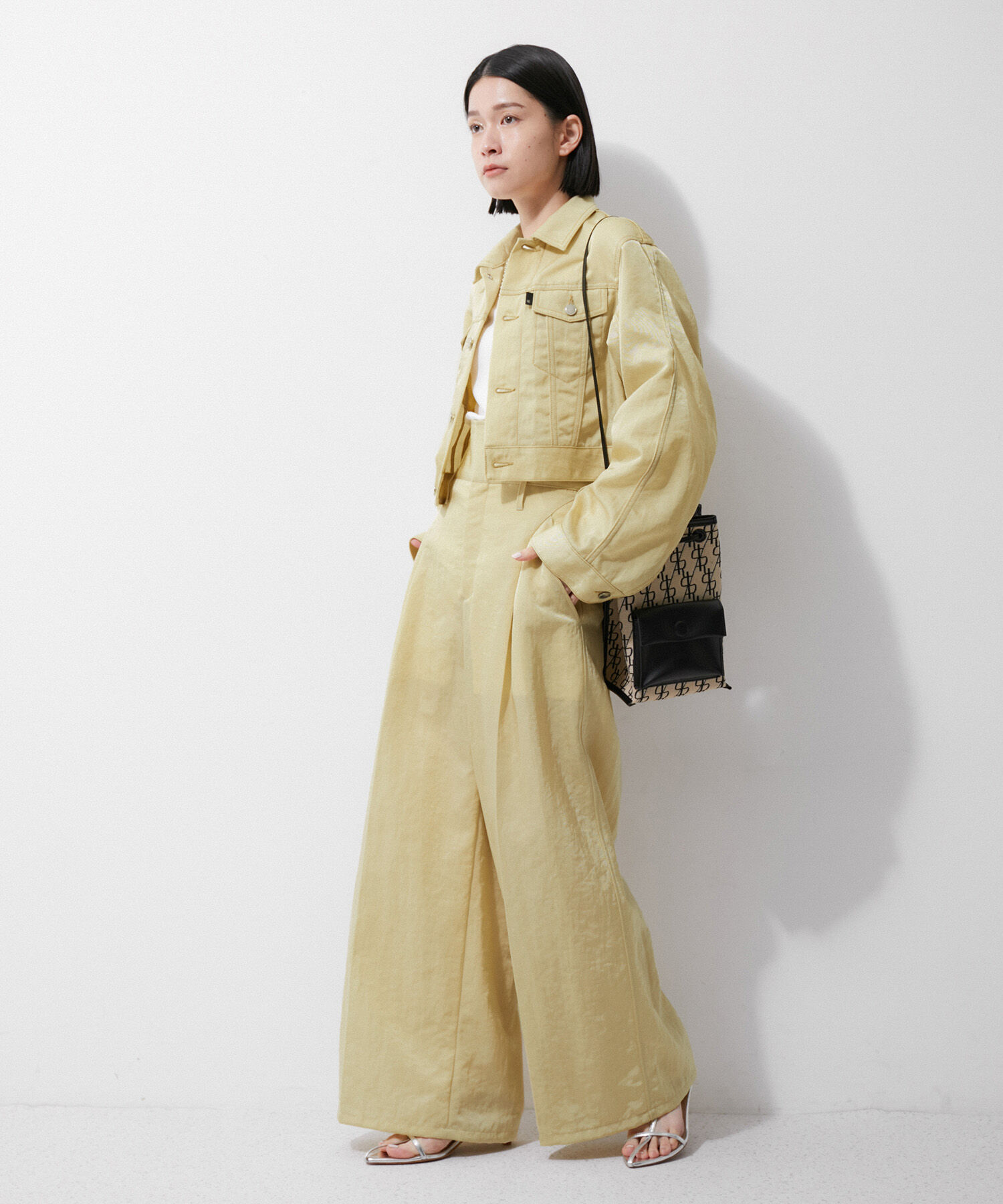 ADAM ET ROPE'「ターンナップウエストチノパンツ」|チノ|