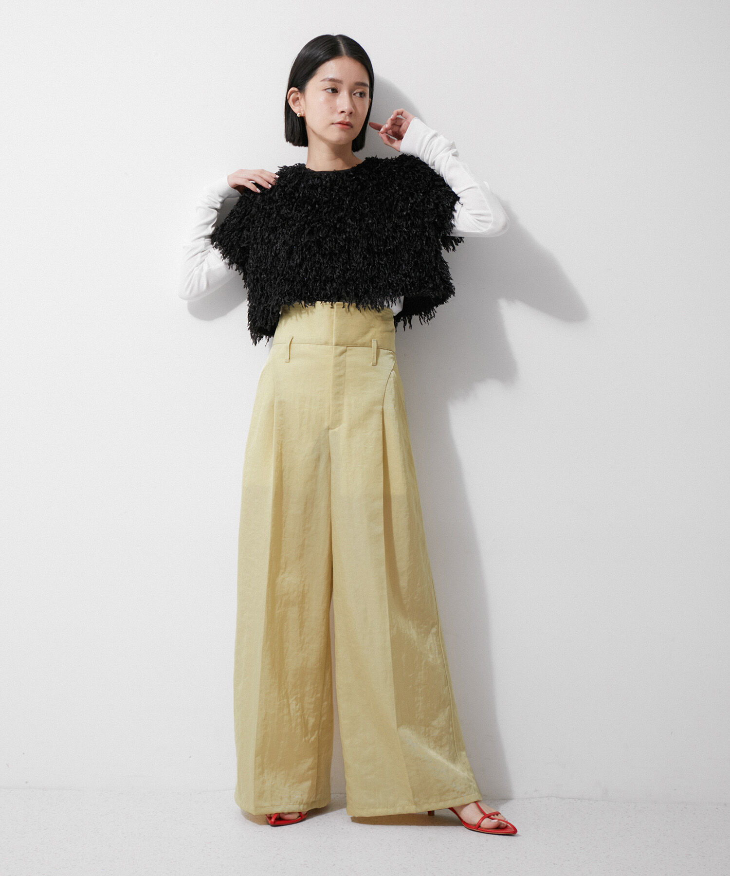 ADAM ET ROPE'「ターンナップウエストチノパンツ」|チノ|