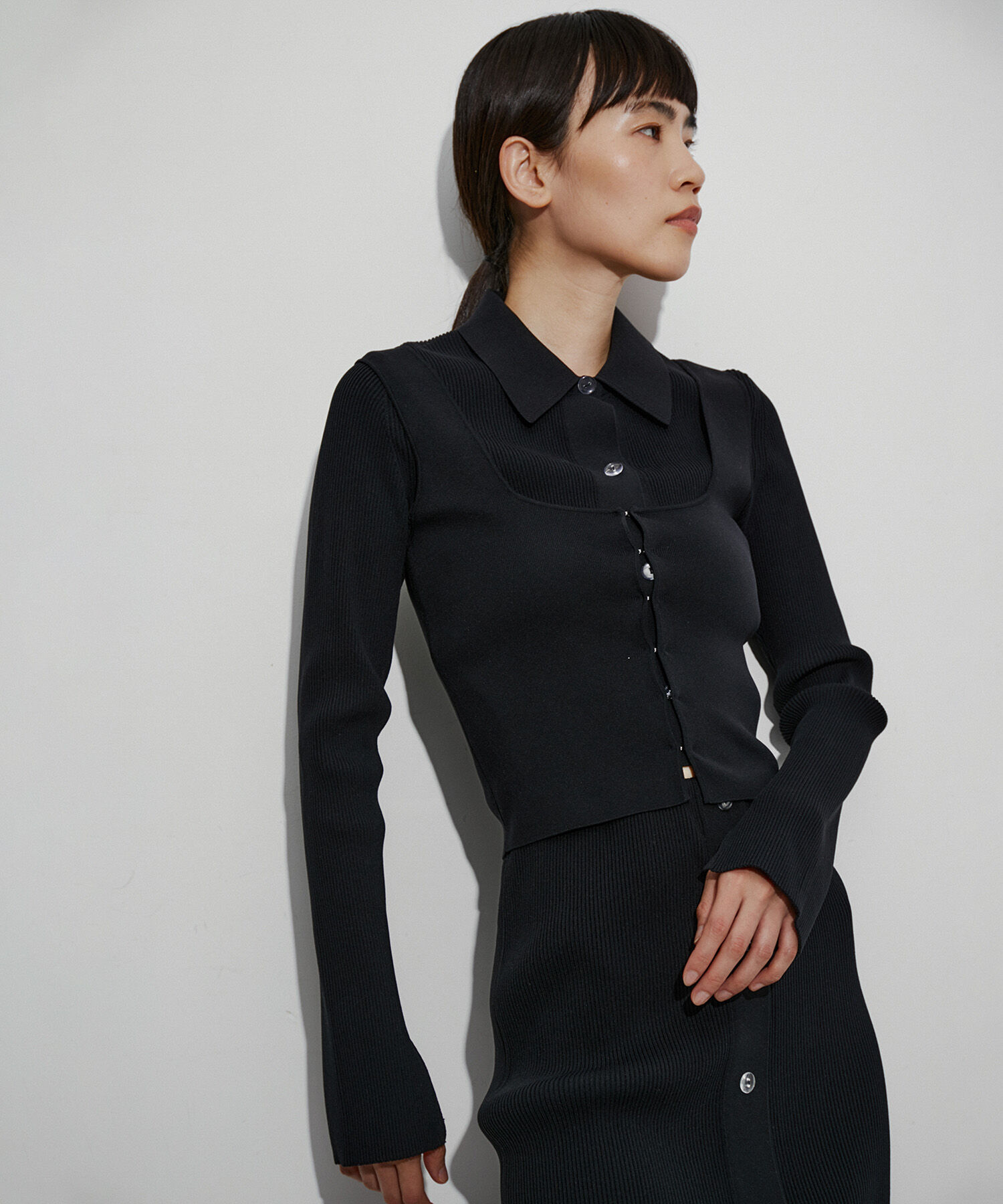 ADAM ET ROPE'「ホックフルニードルタンクトップ」|タンクトップ|