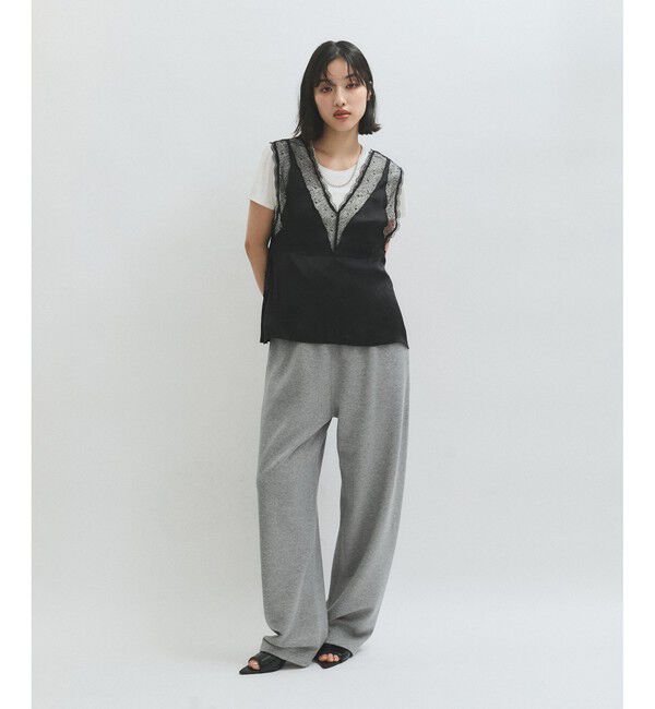 ADAM ET ROPE'「クラッシュベロアTシャツ」|Tシャツ・カットソー|