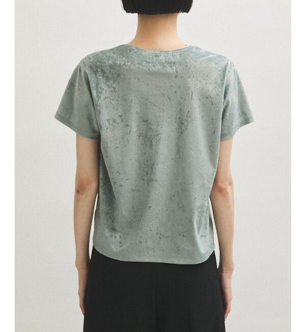 ADAM ET ROPE'「クラッシュベロアTシャツ」|Tシャツ・カットソー|