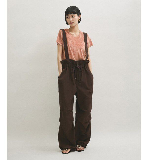 ADAM ET ROPE'「クラッシュベロアTシャツ」|Tシャツ・カットソー|