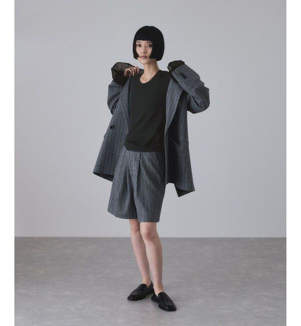 ADAM ET ROPE'「カフスフレアーリブプルオーバー」|Tシャツ・カットソー|