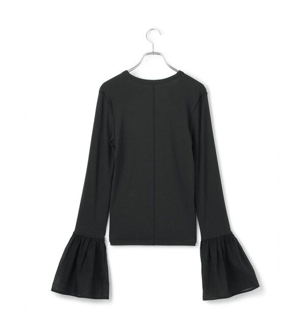 ADAM ET ROPE'「カフスフレアーリブプルオーバー」|Tシャツ・カットソー|