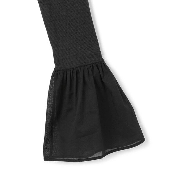 ADAM ET ROPE'「カフスフレアーリブプルオーバー」|Tシャツ・カットソー|