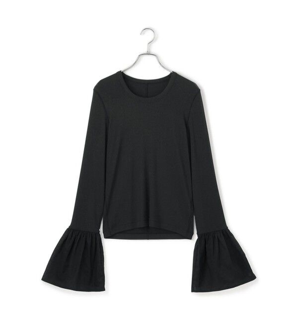 ADAM ET ROPE'「カフスフレアーリブプルオーバー」|Tシャツ・カットソー|