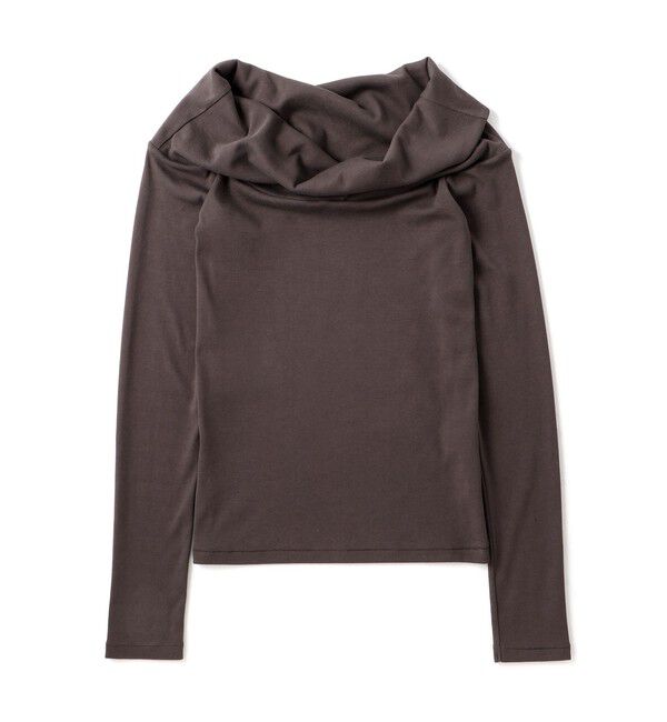 ADAM ET ROPE'「【EMOELLE】スビンコットンオフショルトップス」|Tシャツ・カットソー|