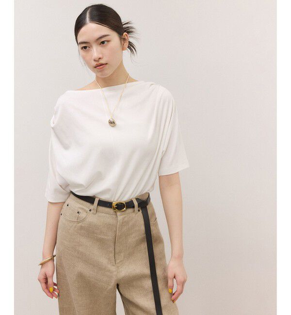 ADAM ET ROPE'「ドレープトップス」|Tシャツ・カットソー|