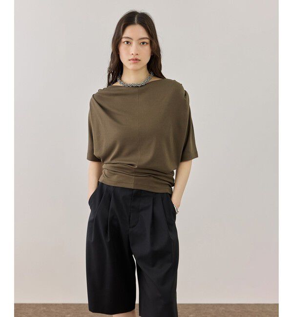 ADAM ET ROPE'「ドレープトップス」|Tシャツ・カットソー|