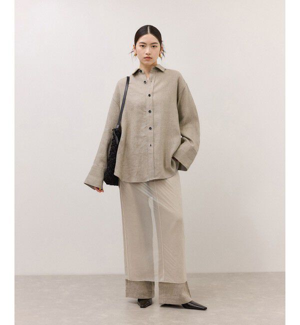 ADAM ET ROPE'「リネンシャツ」|シャツ・ブラウス|