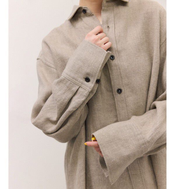 ADAM ET ROPE'「リネンシャツ」|シャツ・ブラウス|