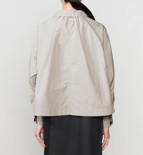 DANTON「DANTON | ナイロンタッサー ドルマンスリーブジャケット WOMEN」|テーラードジャケット|