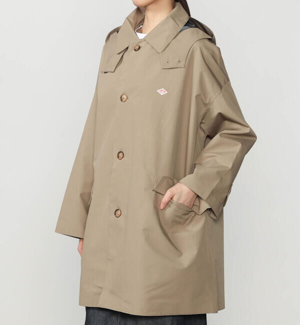 DANTON「DANTON | 3レイヤークロス ショートバルマカーンコート WOMEN」|ダッフルコート|