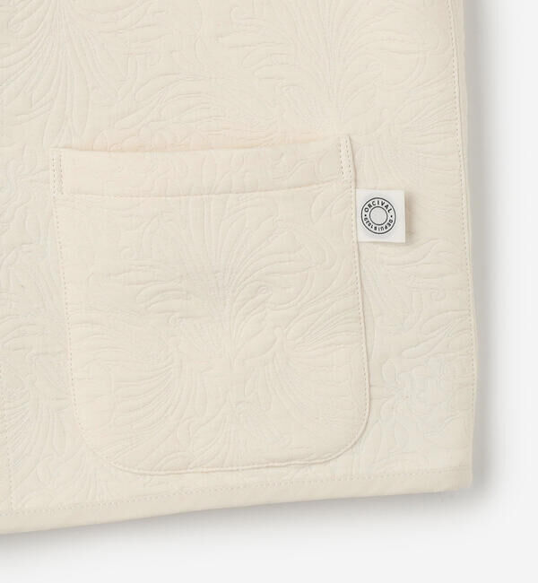 ORCIVAL「ORCIVAL | コットンポリジャカード トリミングベスト WOMEN」|ダウンベスト・ベスト|